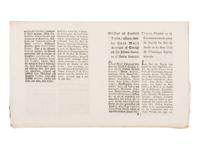[UNITED STATES - TREATIES]. Wänskaps och Handels Tractat Emellan Hans Maj:t Romungen af Swerige Och The Forente Staterne i Norra America.... Traité d’Amitié et de Commerce entre sa Majesté le Roi de Suede et Les États Unis de l’Amérique Septentrionale .... Stockholm: Royal Press, 1785.