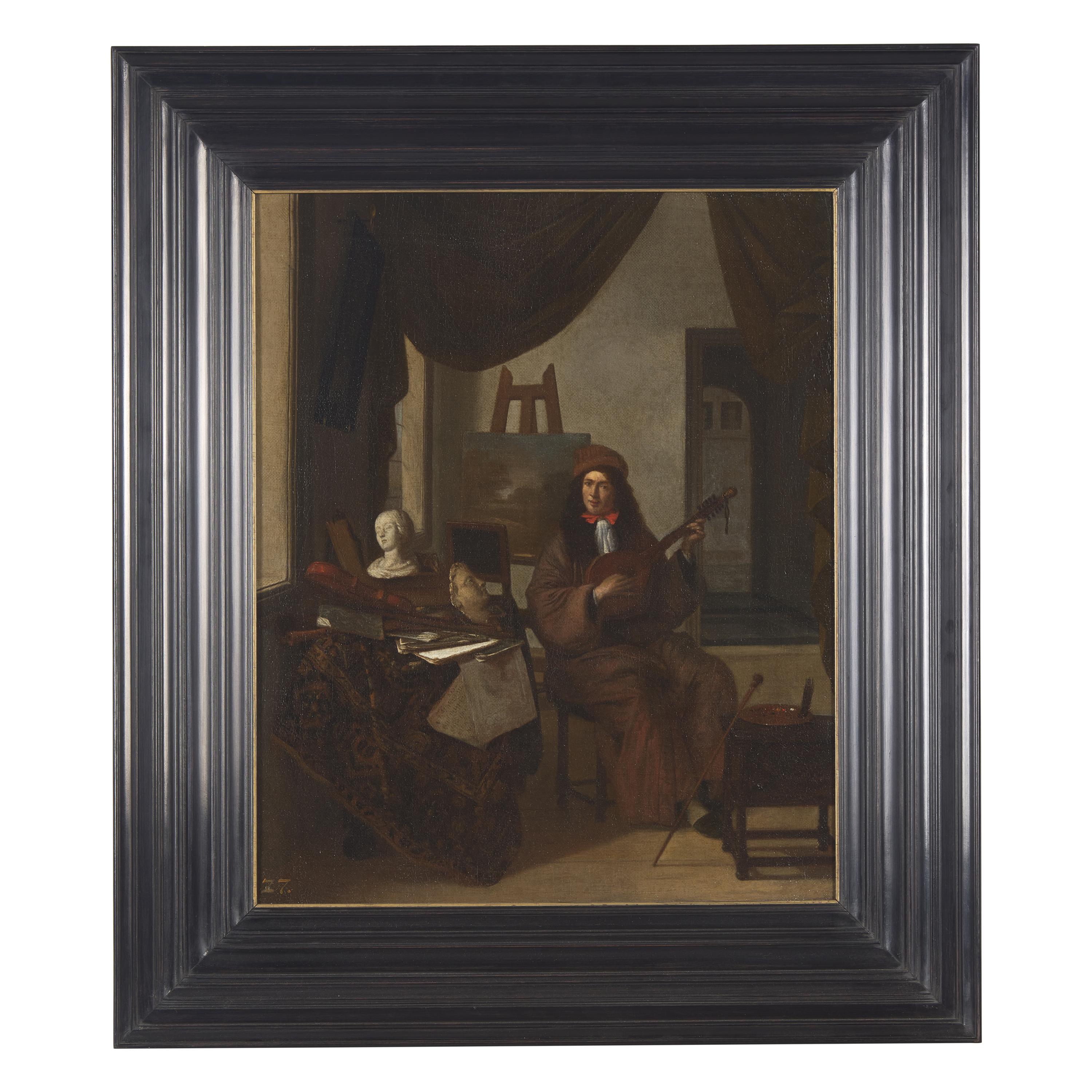 Job Adriaensz Berckheyde (Dutch, 1630-1693) — The Artist’s Studio, 1685