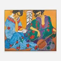 Grace Hartigan (American, 1922-2008) Two Geishas
