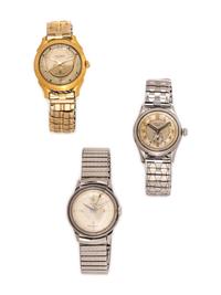 A Collection of Shockproof Watches, Borel & Co, Elgin, and Helzberg,
