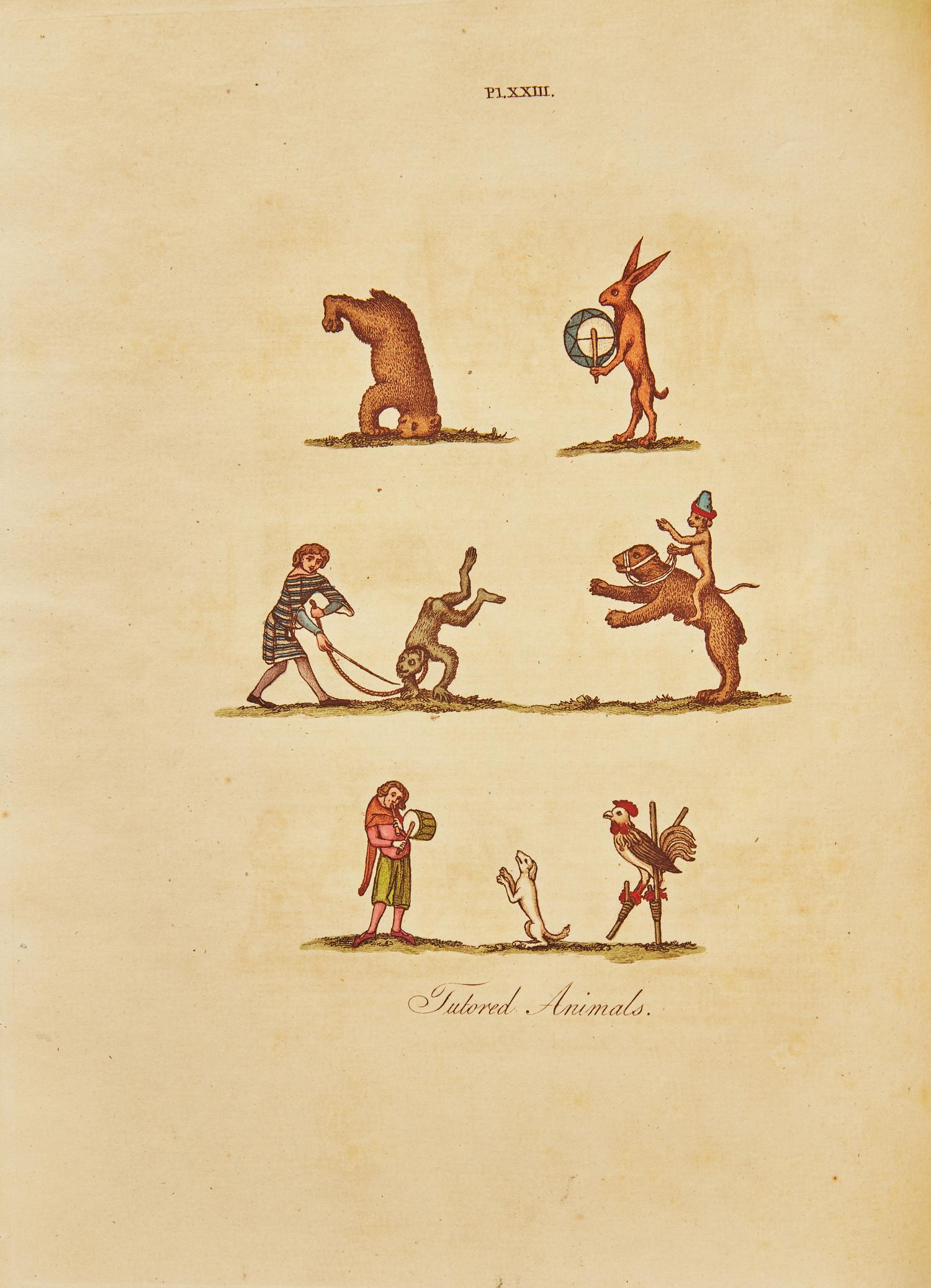 [SPORTING]. STRUTT, Joseph. Glic Gamena Angel Deod. Or, The Sports and Pastimes of the People of England... London: T. Bensley, 1801.