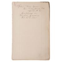 Rollin Neale Corlew, 33rd Massachusetts Volunteers, 1865 Diary, Captured in South Carolina