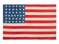 [FLAGS]. 37-star American flag. Ca 1867-1876.