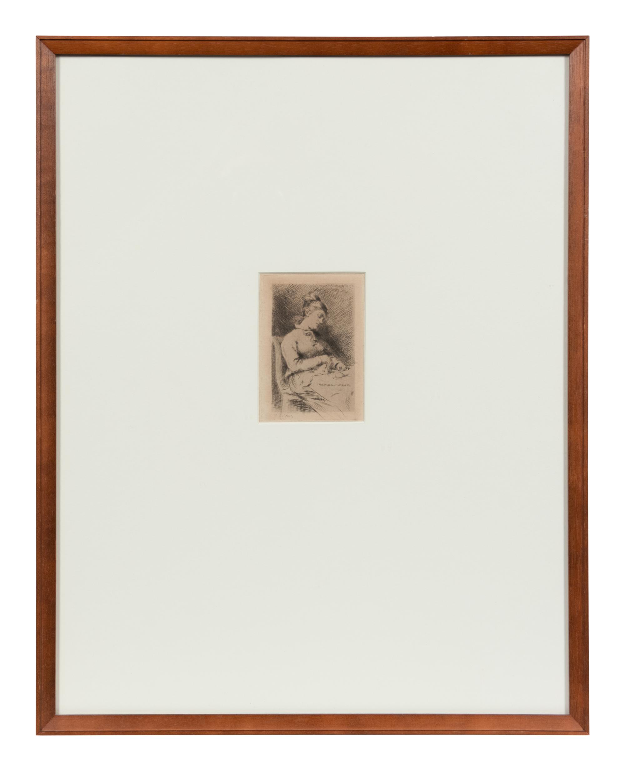 A group of three 20th Century French prints (by Maurice Denis, Adrien de Witte and one signed illegibly)
