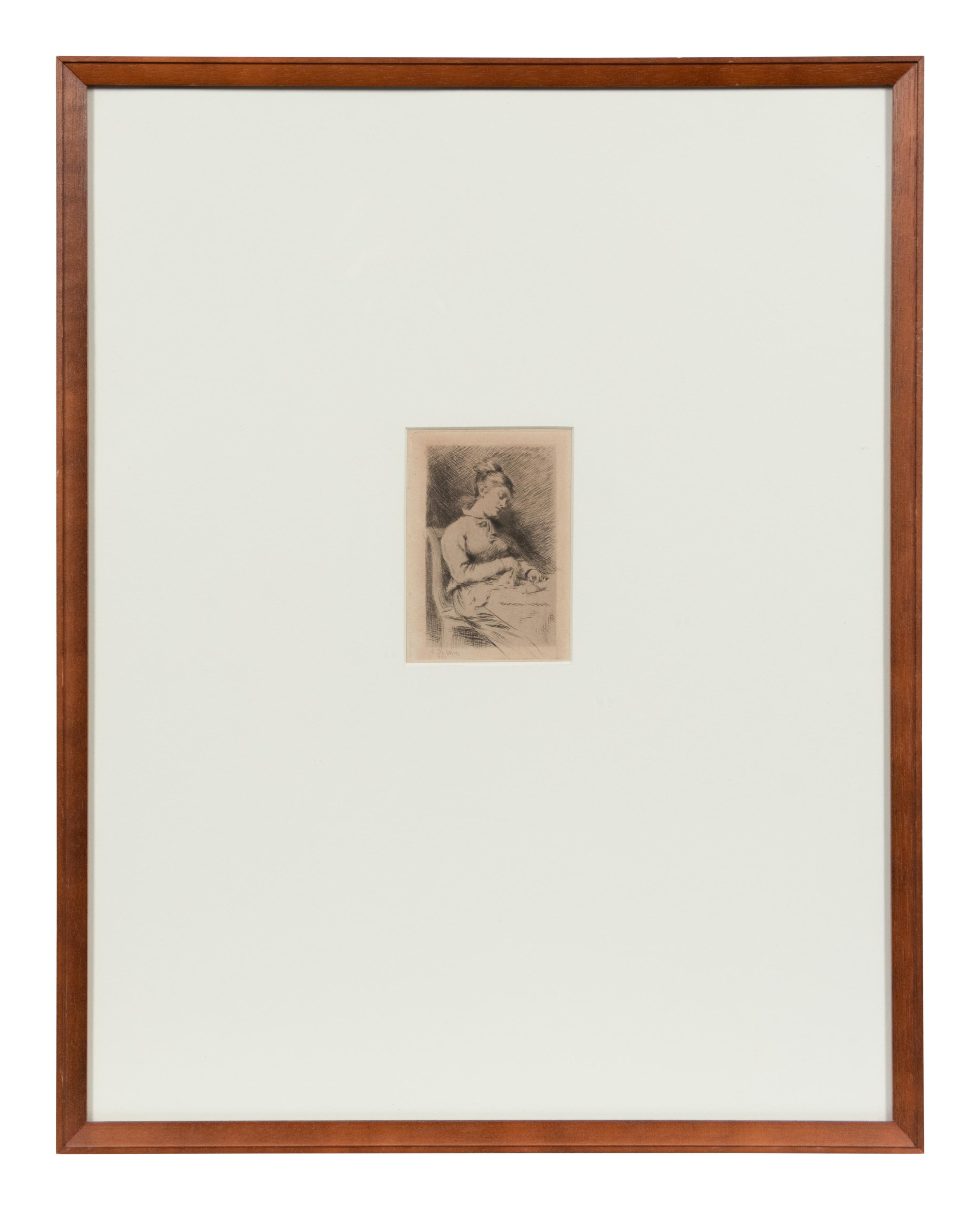 A group of three 20th Century French prints (by Maurice Denis, Adrien de Witte and one signed illegibly)