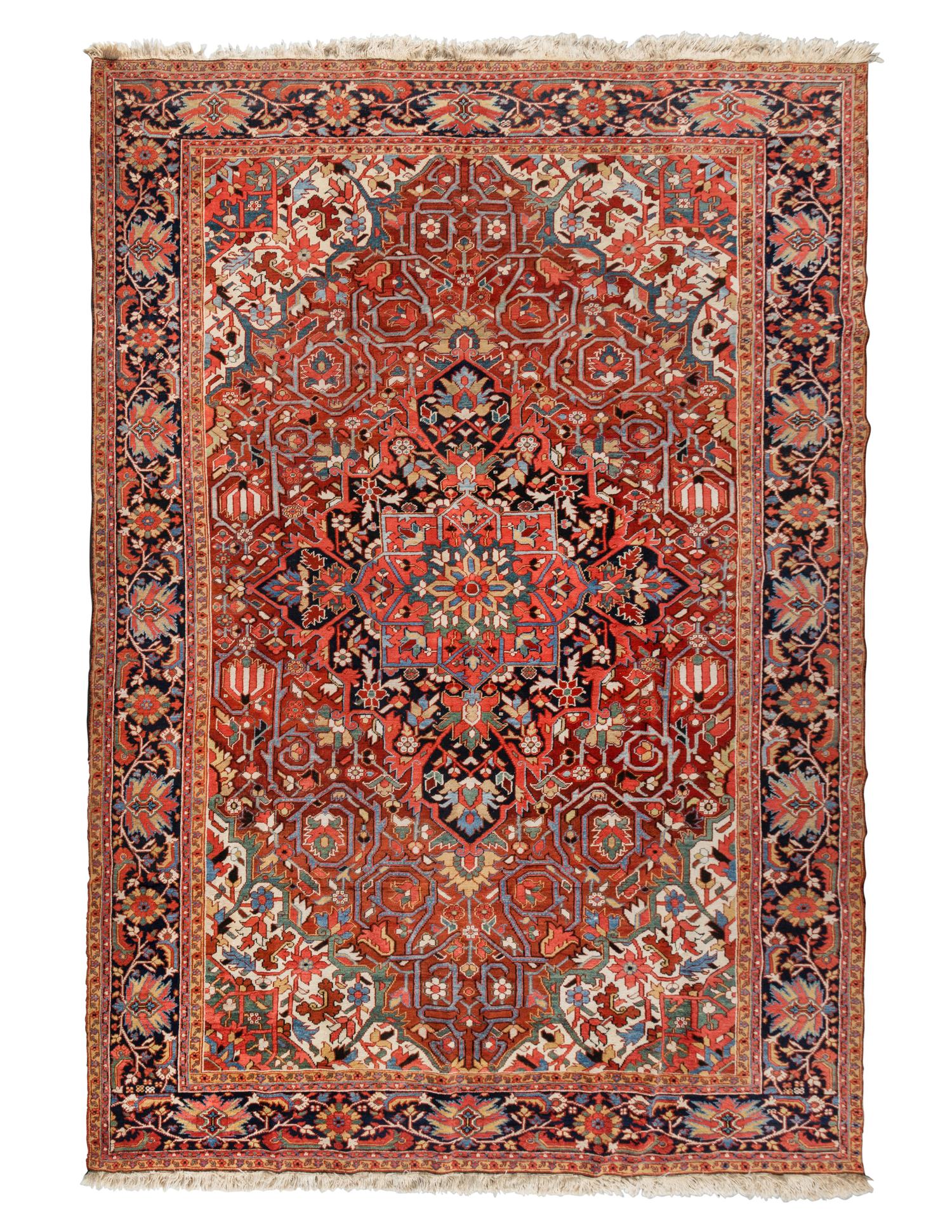 A Heriz Wool Rug