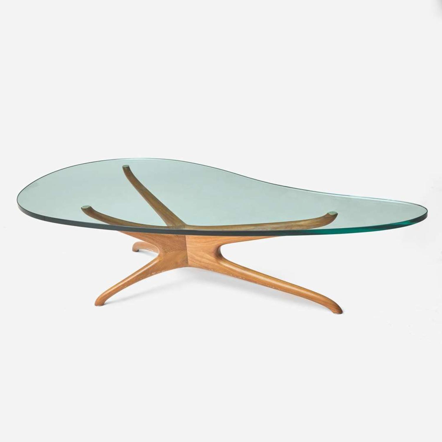 Vladimir Kagan (American, 1927-2016) Tri-Symmetric Coffee Table, Vladimir Kagan Design Group, USA, designed circa 1953, the present lot circa 2007