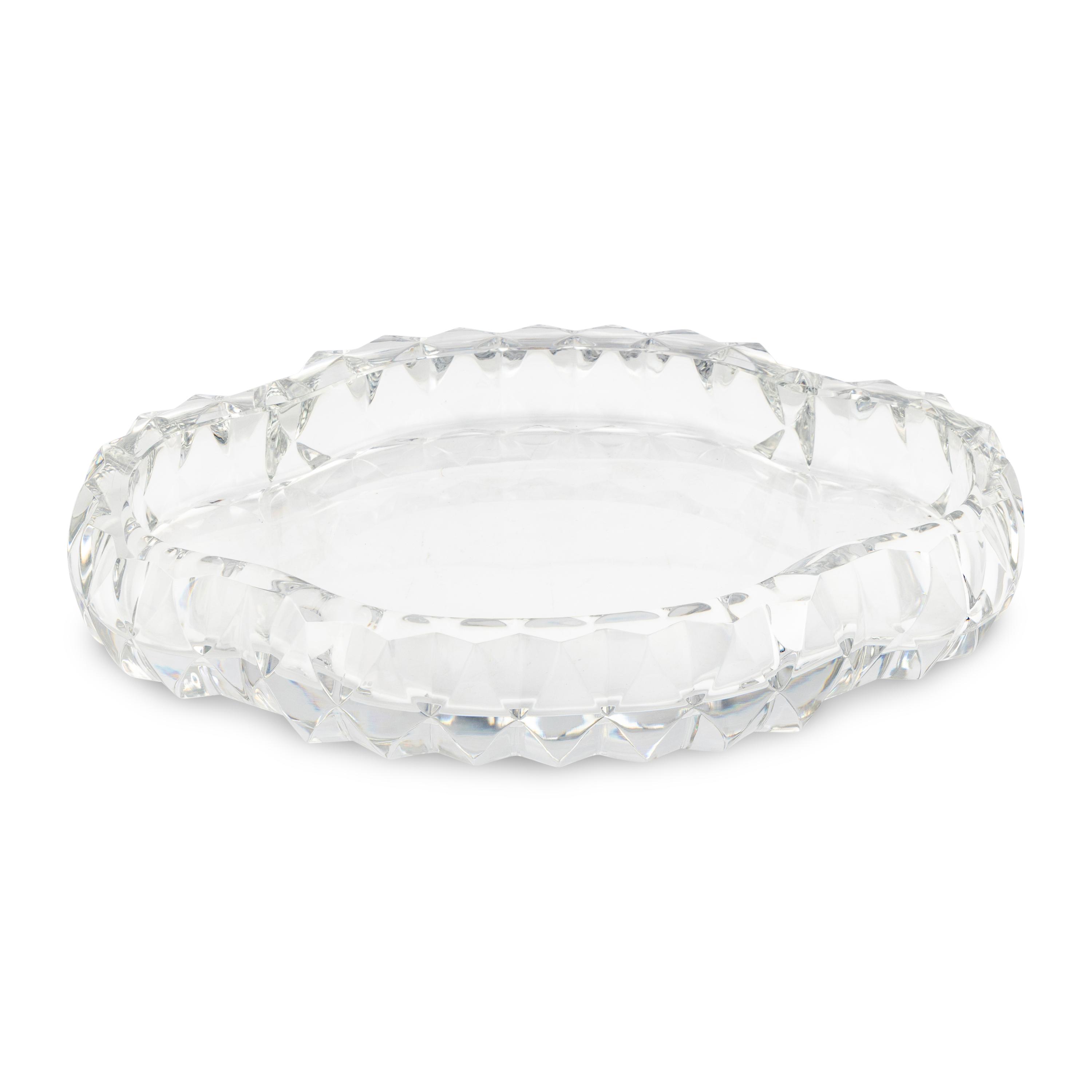 A Baccarat Glass Centerpiece Bowl