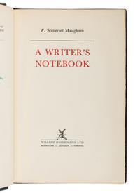 MAUGHAM, William Somerset (1874-1965). A Writer's Notebook . Melbourne, London & Toronto: William Heinemann Ltd., [1949].