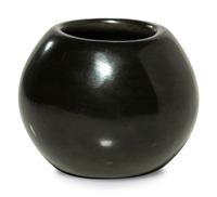 Blackware Pottery Jar 1956-1965
