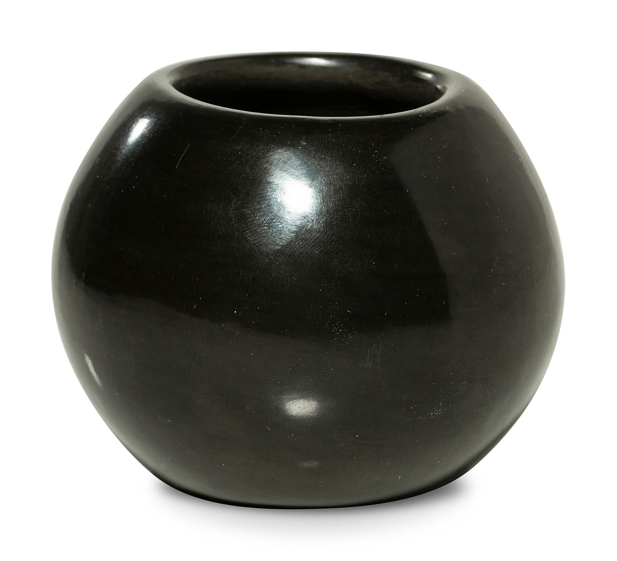 Blackware Pottery Jar 1956-1965