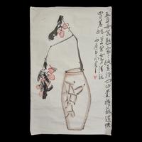 Ding Yanyong (1902-1978) 丁衍庸（1902-1978） 花鳥荔枝 一組四幅