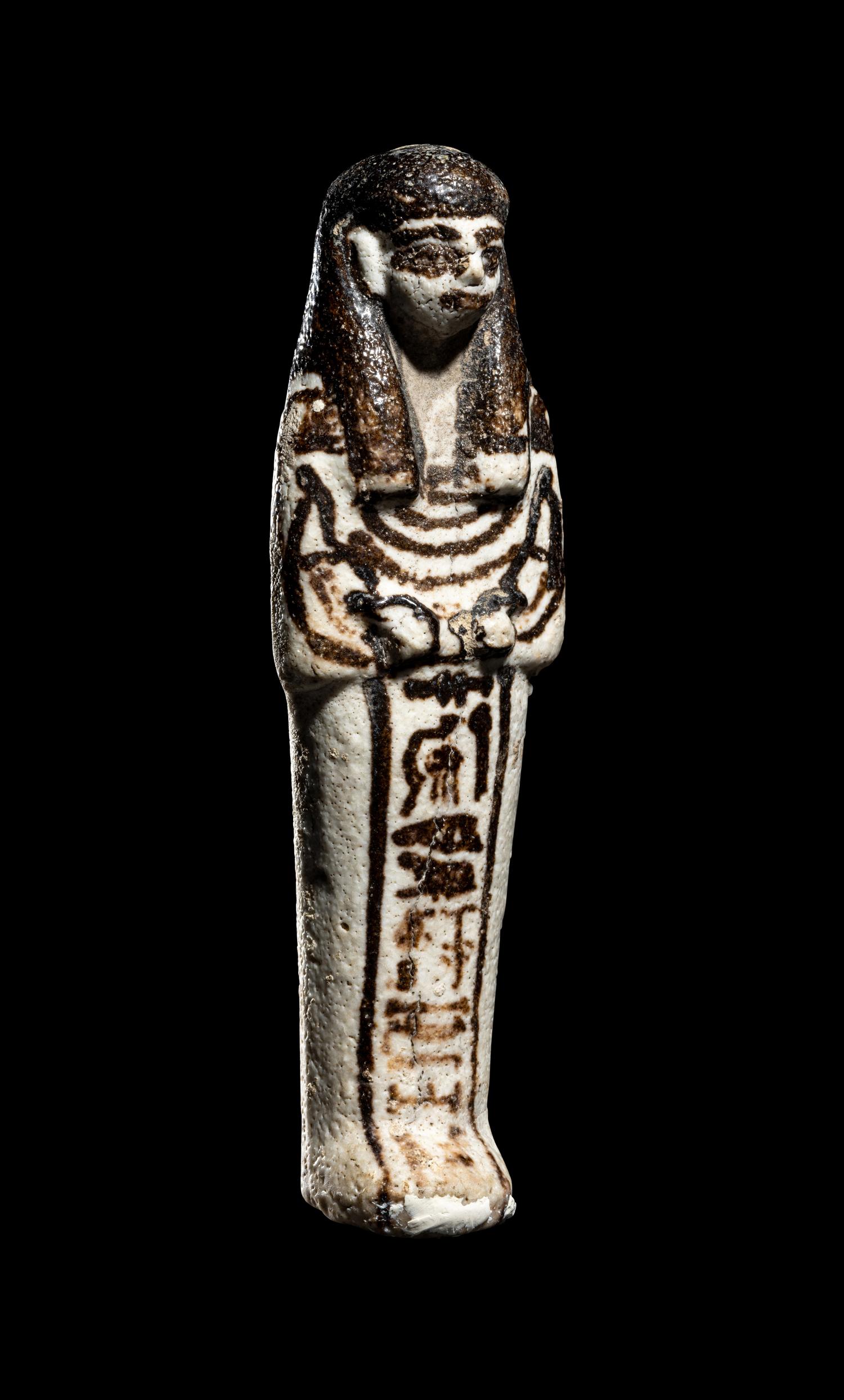 An Egyptian Faience Ushabti for Hori I, Viceroy of Nubia