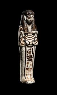 An Egyptian Faience Ushabti for Hori I, Viceroy of Nubia