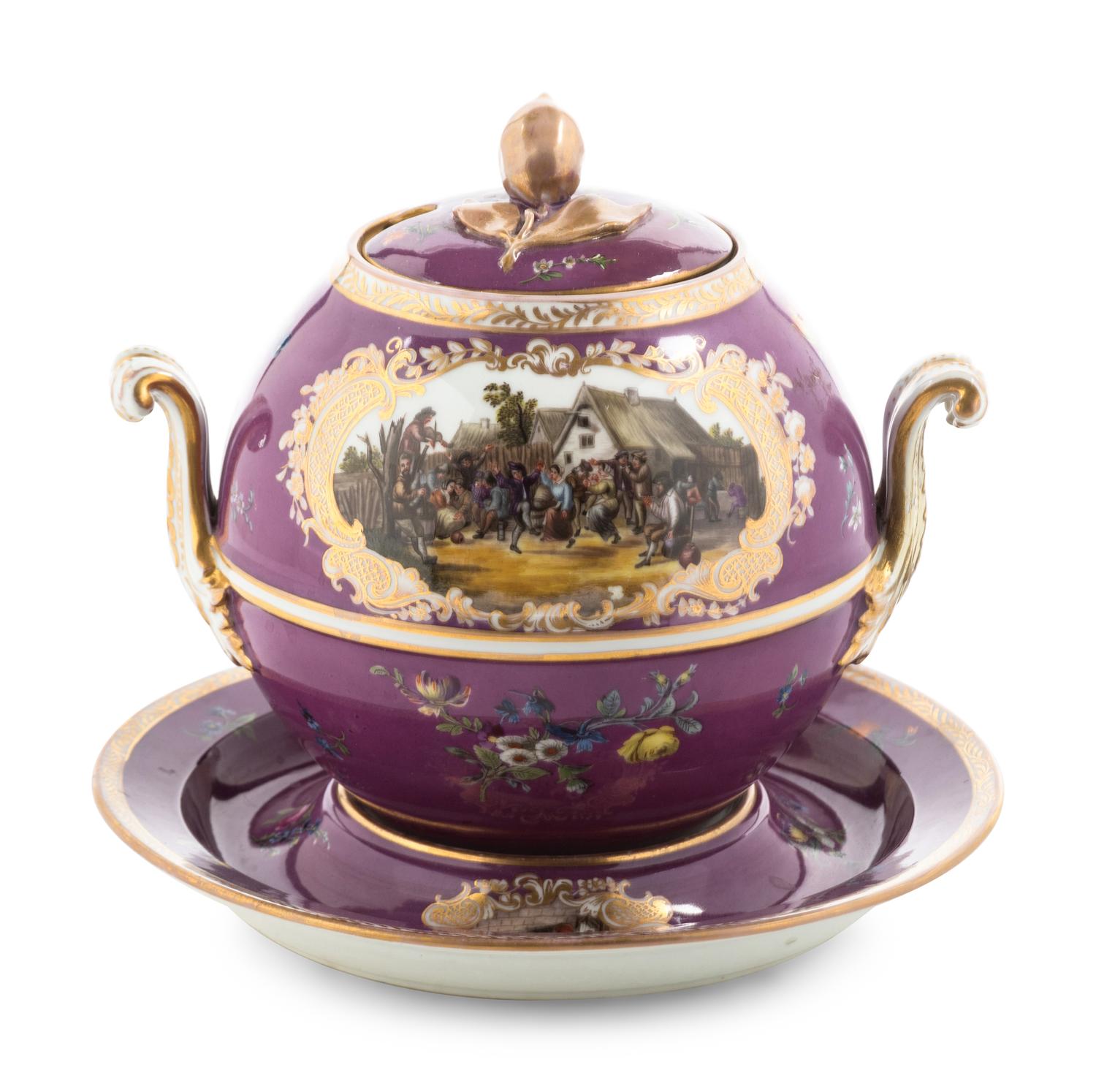A Helena Wolfsohn Porcelain Tureen and Stand