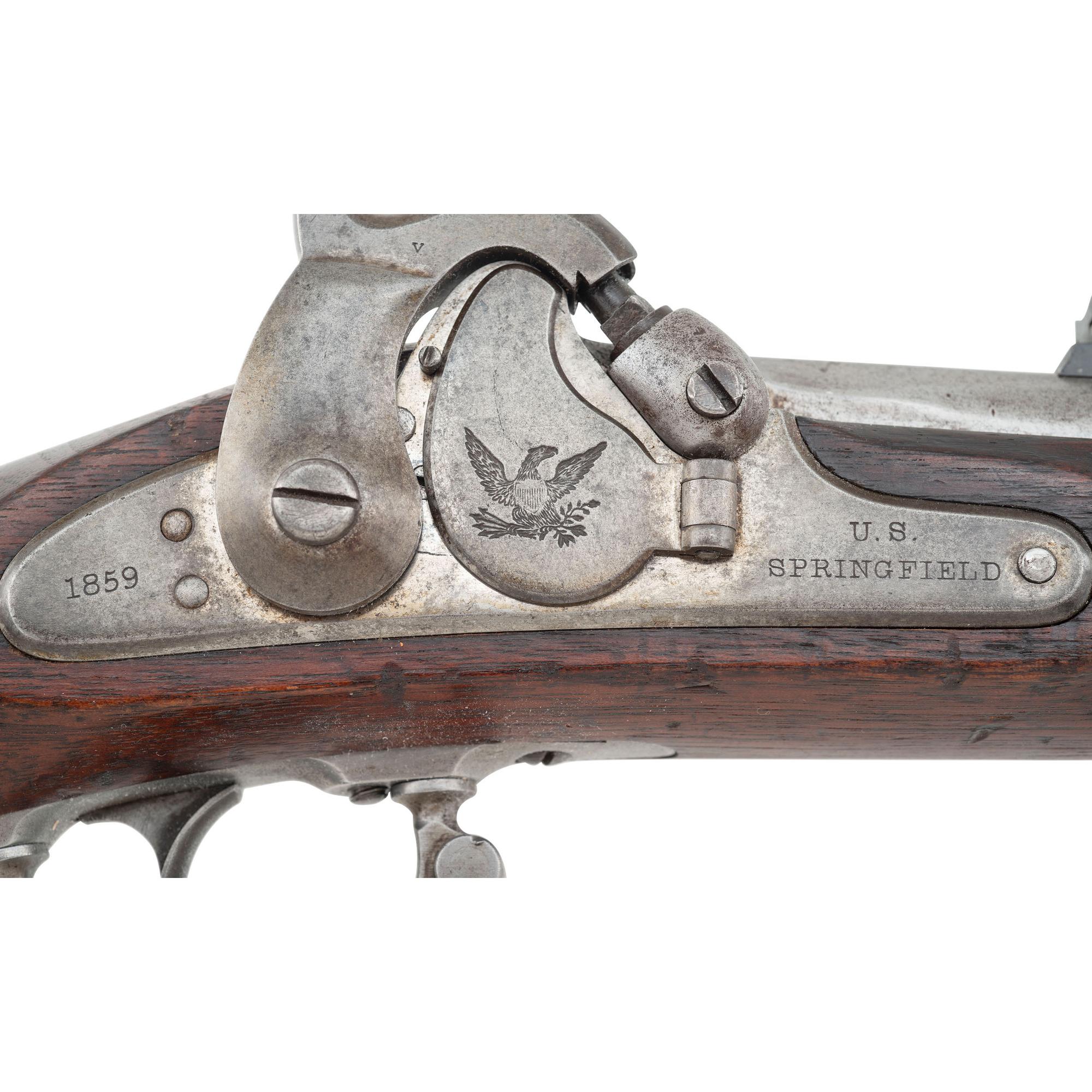 US Model 1858 Type II Cadet Rifle Musket by Springfield Dated 1859