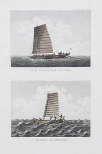 A Set of Three Handcolored Nautical Engravings Largest: 16 1/2 x 9 3/4 inches. — CIRCA 1796