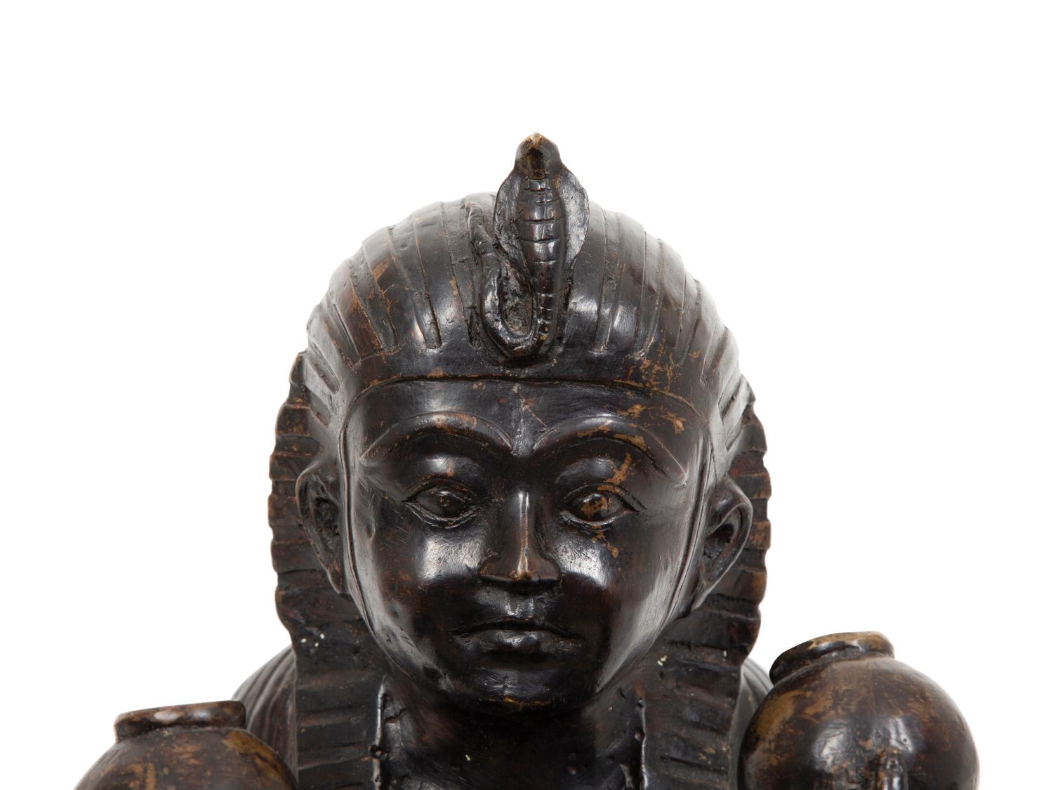 A Continental Bronze Sphinx