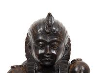 A Continental Bronze Sphinx