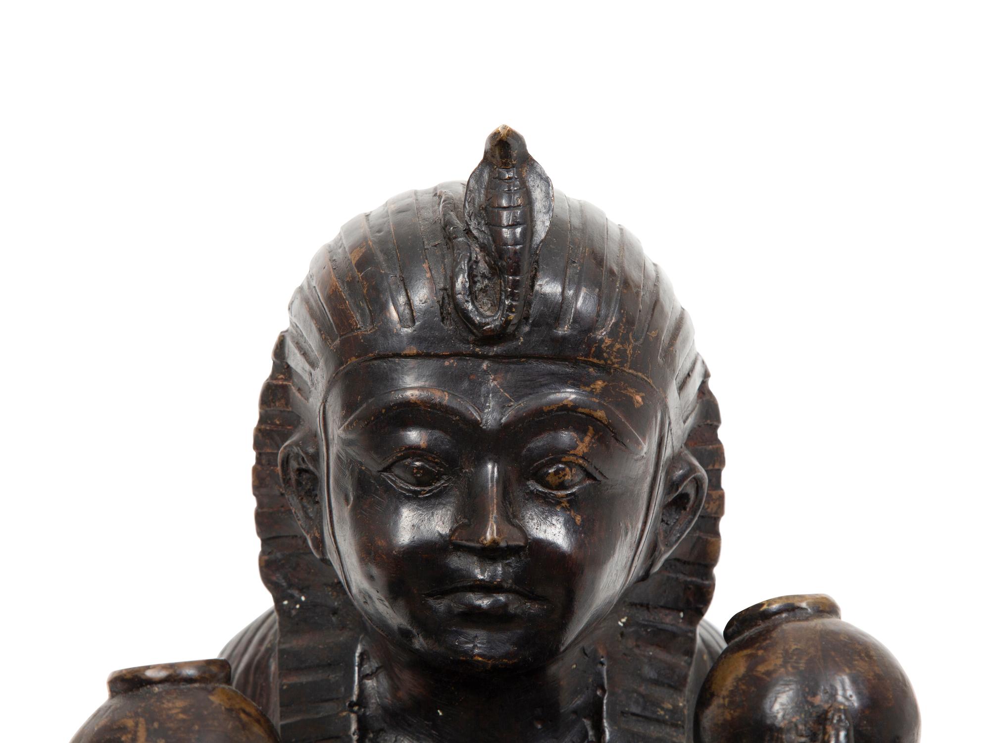 A Continental Bronze Sphinx