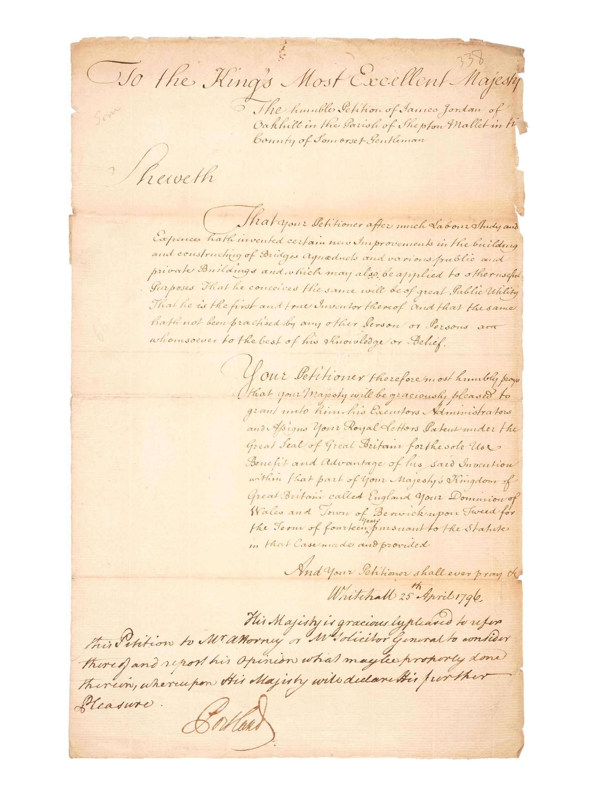 [POLITICS]. Two documents signed by 18th century Prime Ministers of Great Britain, Lord NORTH and William CAVENDISH-BENTINCK, 3rd Duke of Portland, comprising: