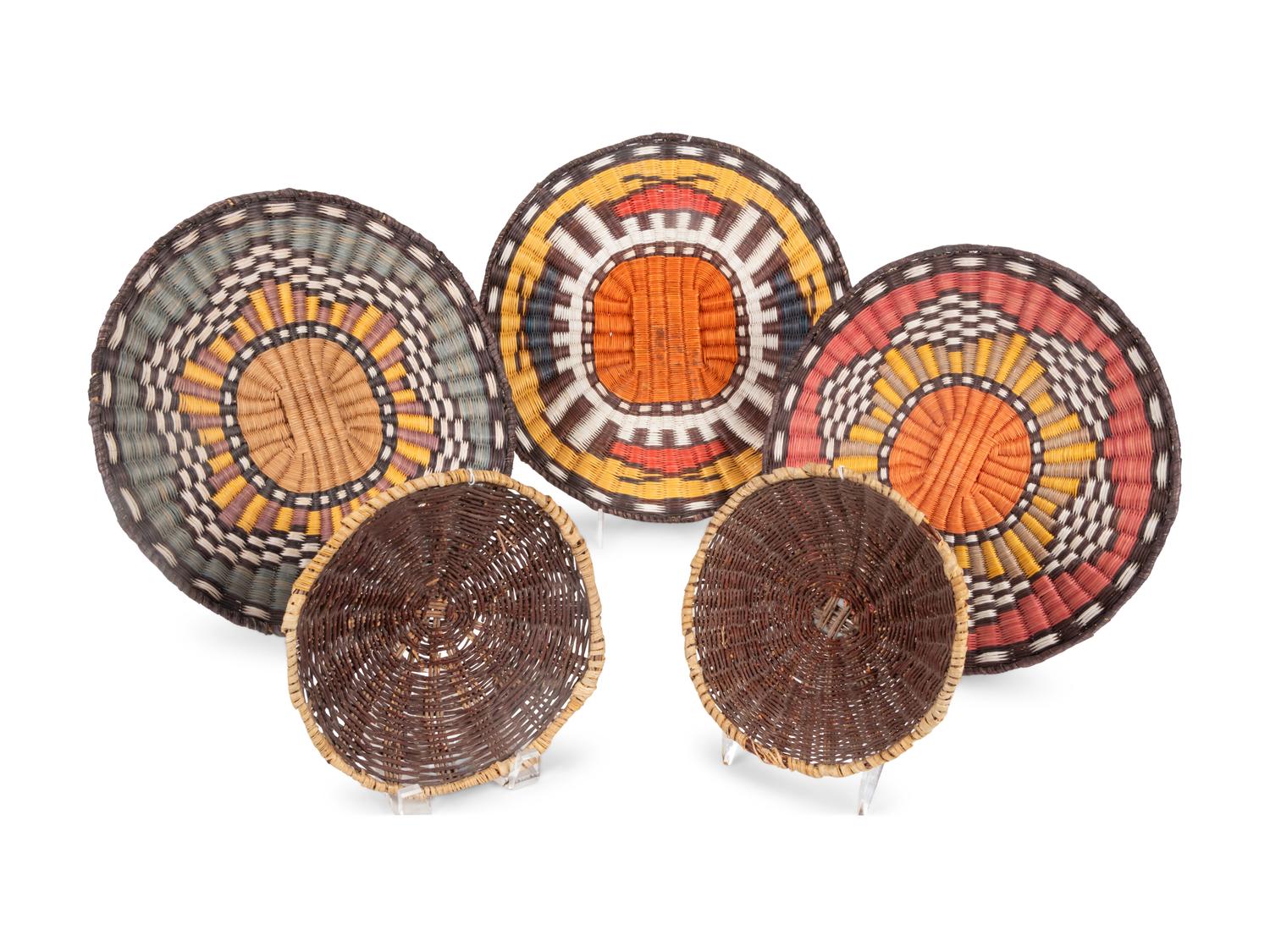 Hopi Third Mesa Wicker Basketry Plaques
