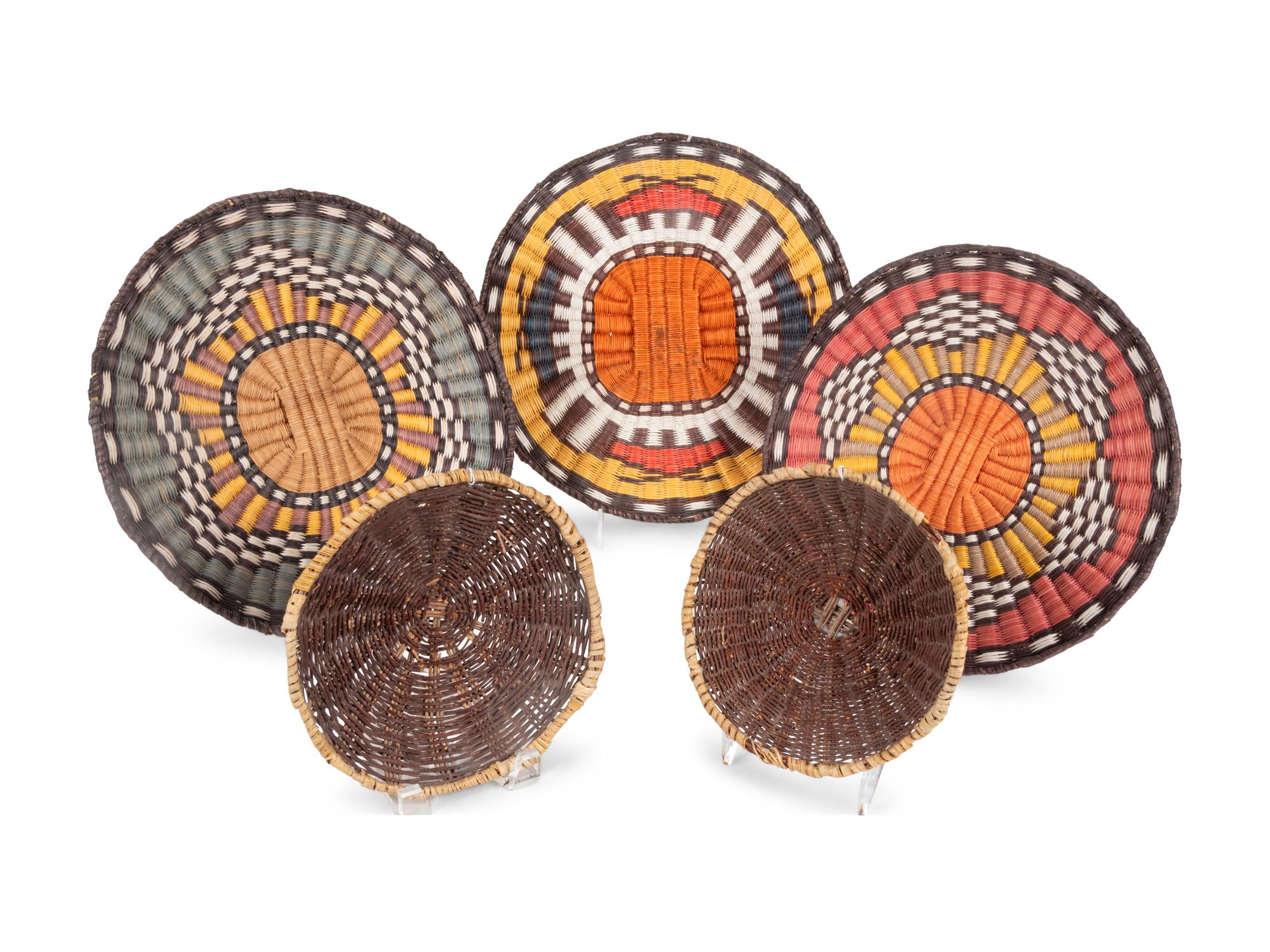 Hopi Third Mesa Wicker Basketry Plaques