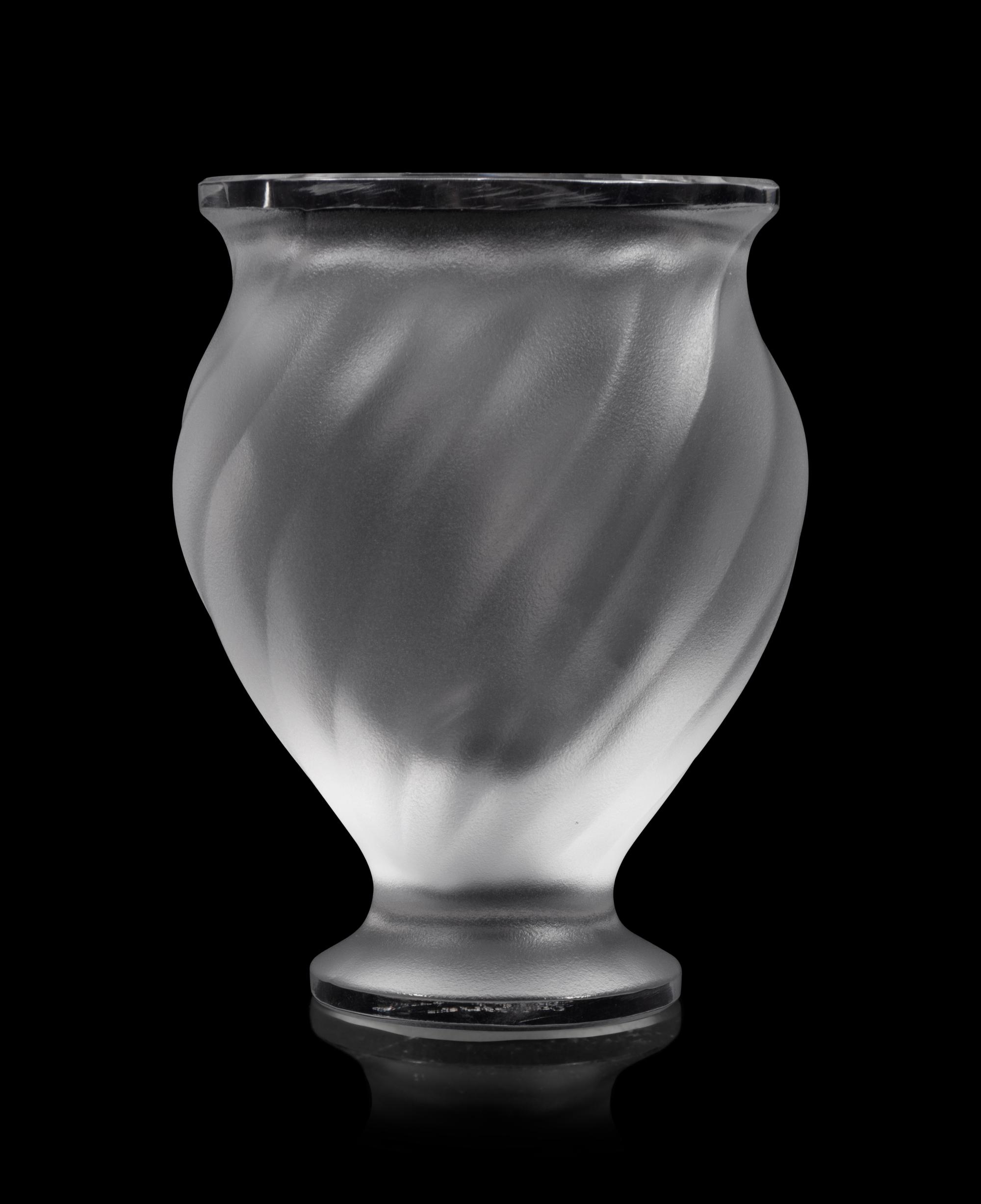 A Lalique Rosine Vase