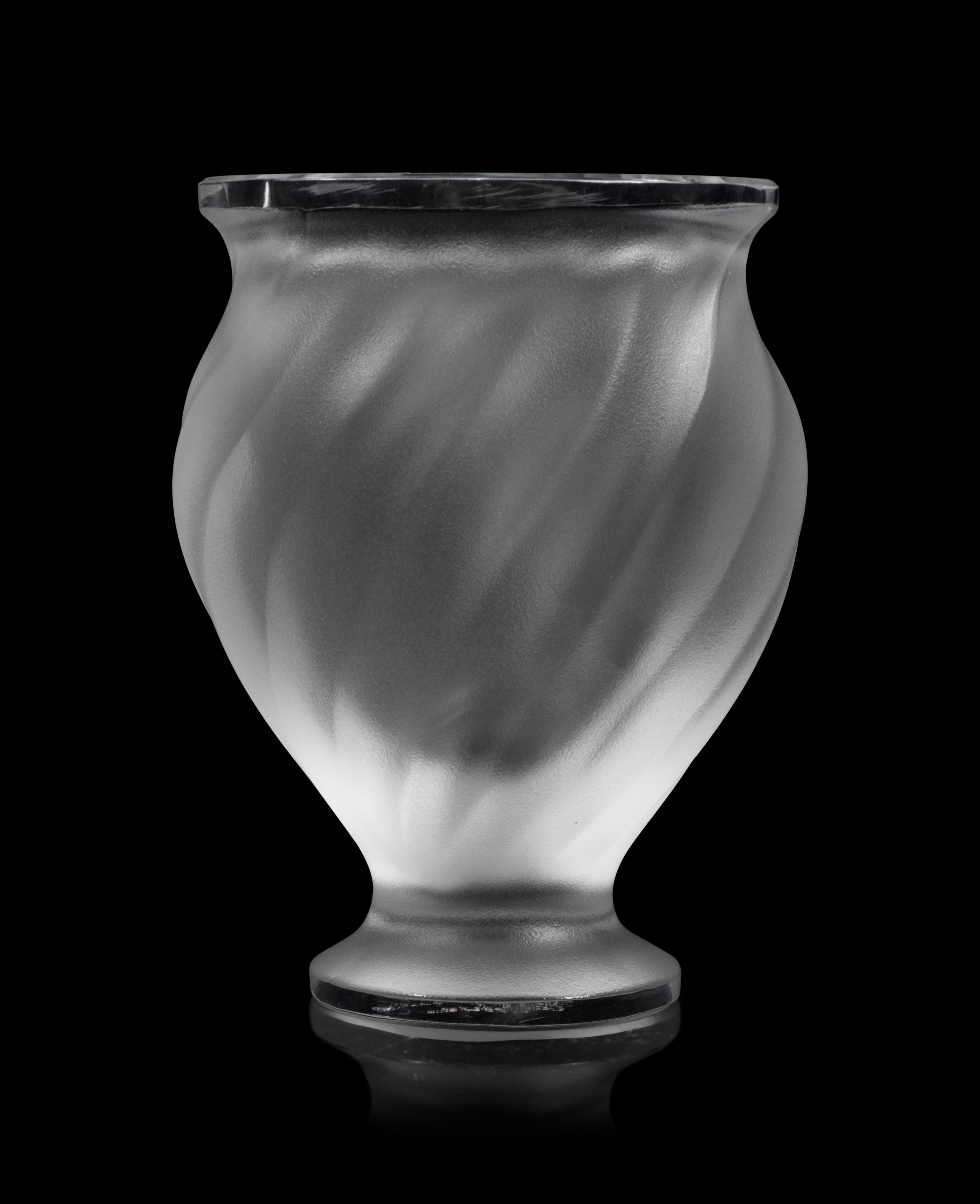 A Lalique Rosine Vase
