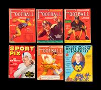 A Group of Vintage Football Publications