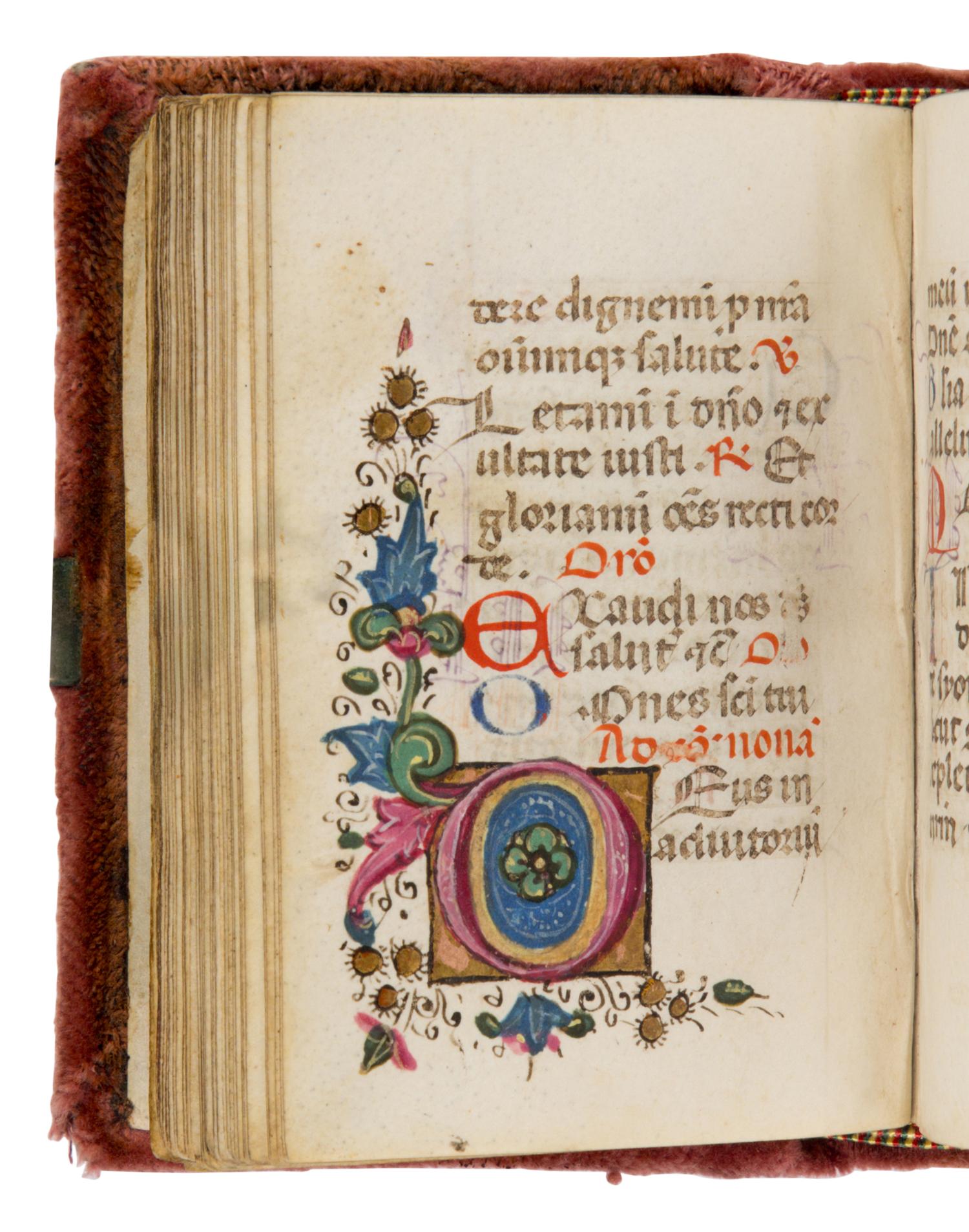 MASTER OF THE PICO PLINY, WORKSHOP (Venice and Ferrara, active c. 1460-1505) Book of Hours, in Latin, illuminated manuscript on parchment [Italy, Venice, c. 1485–1490]