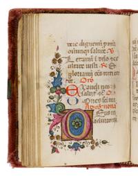 MASTER OF THE PICO PLINY, WORKSHOP (Venice and Ferrara, active c. 1460-1505) Book of Hours, in Latin, illuminated manuscript on parchment [Italy, Venice, c. 1485–1490]