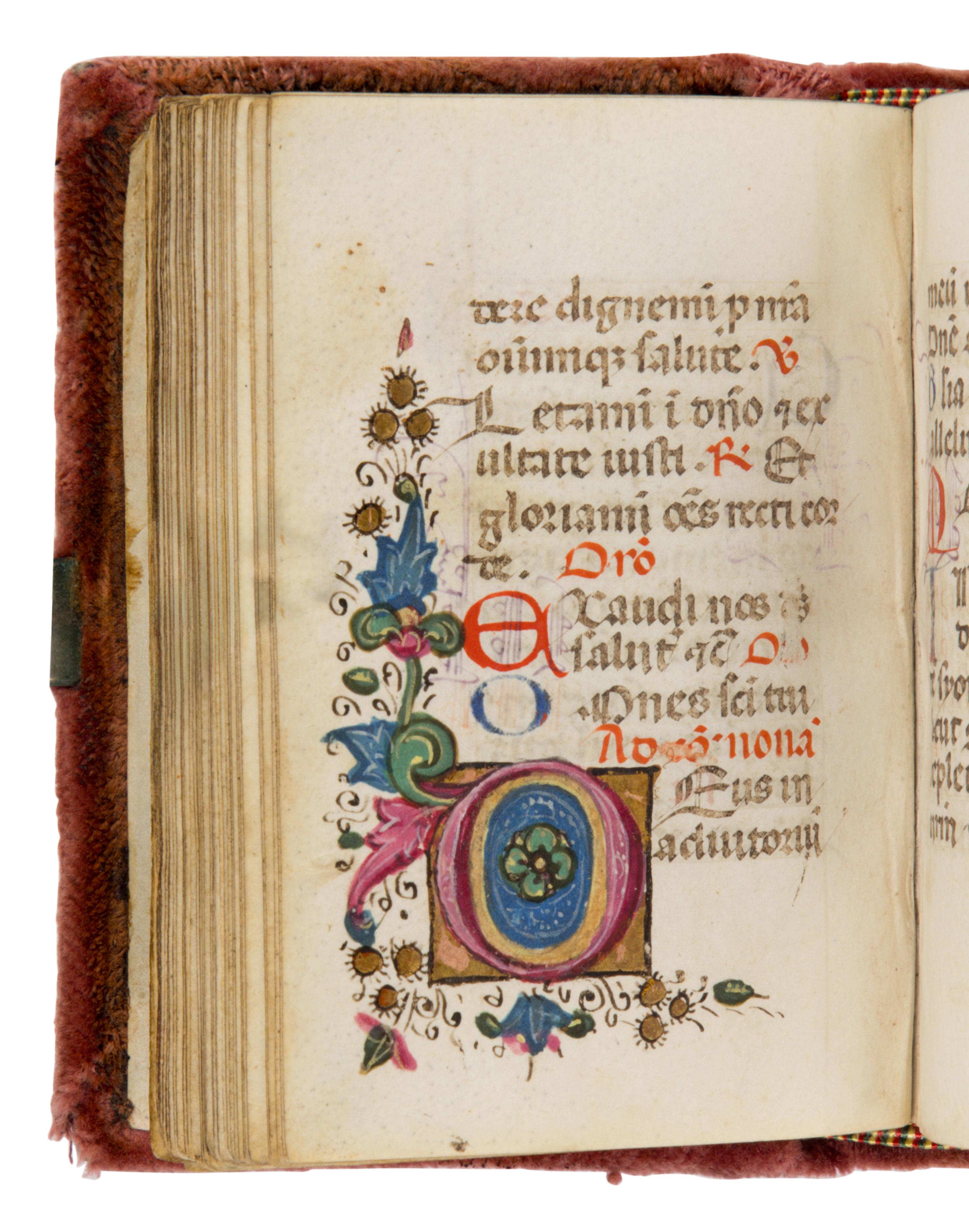 MASTER OF THE PICO PLINY, WORKSHOP (Venice and Ferrara, active c. 1460-1505) Book of Hours, in Latin, illuminated manuscript on parchment [Italy, Venice, c. 1485–1490]