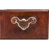 A Fine and Rare Queen Anne Veneered and Shell-Carved Walnut Dressing Table