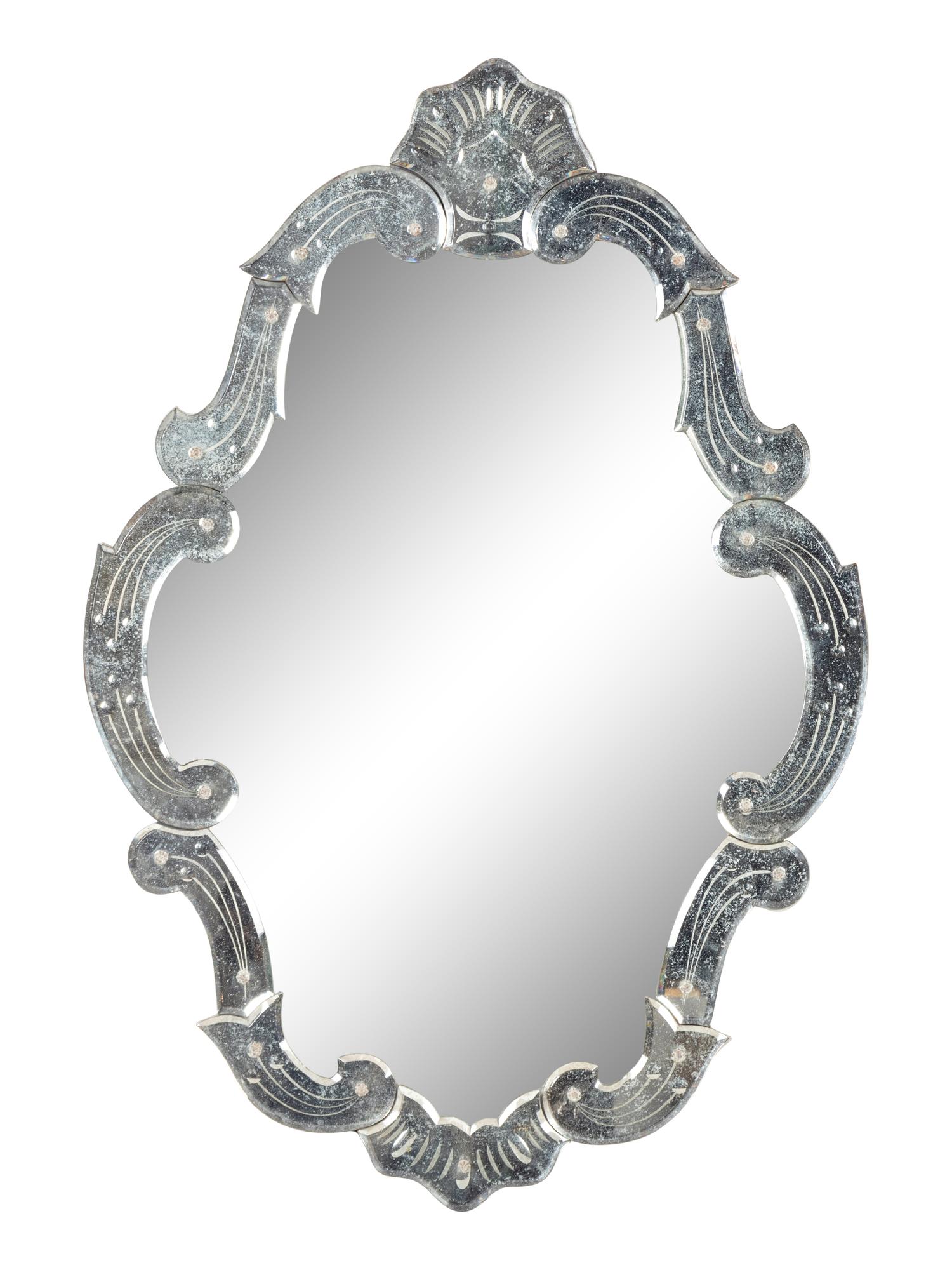 A Venetian Glass Mirror