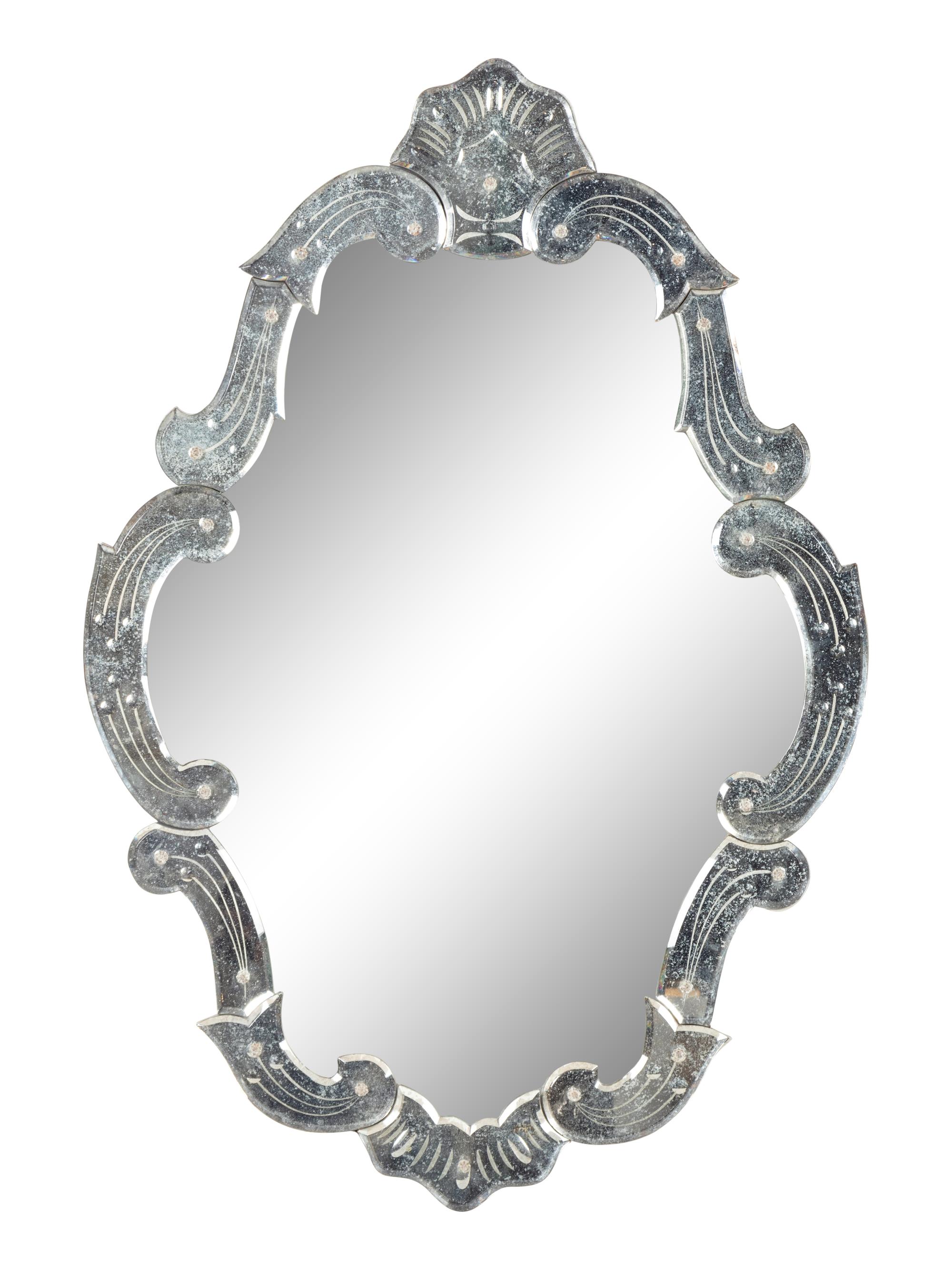 A Venetian Glass Mirror