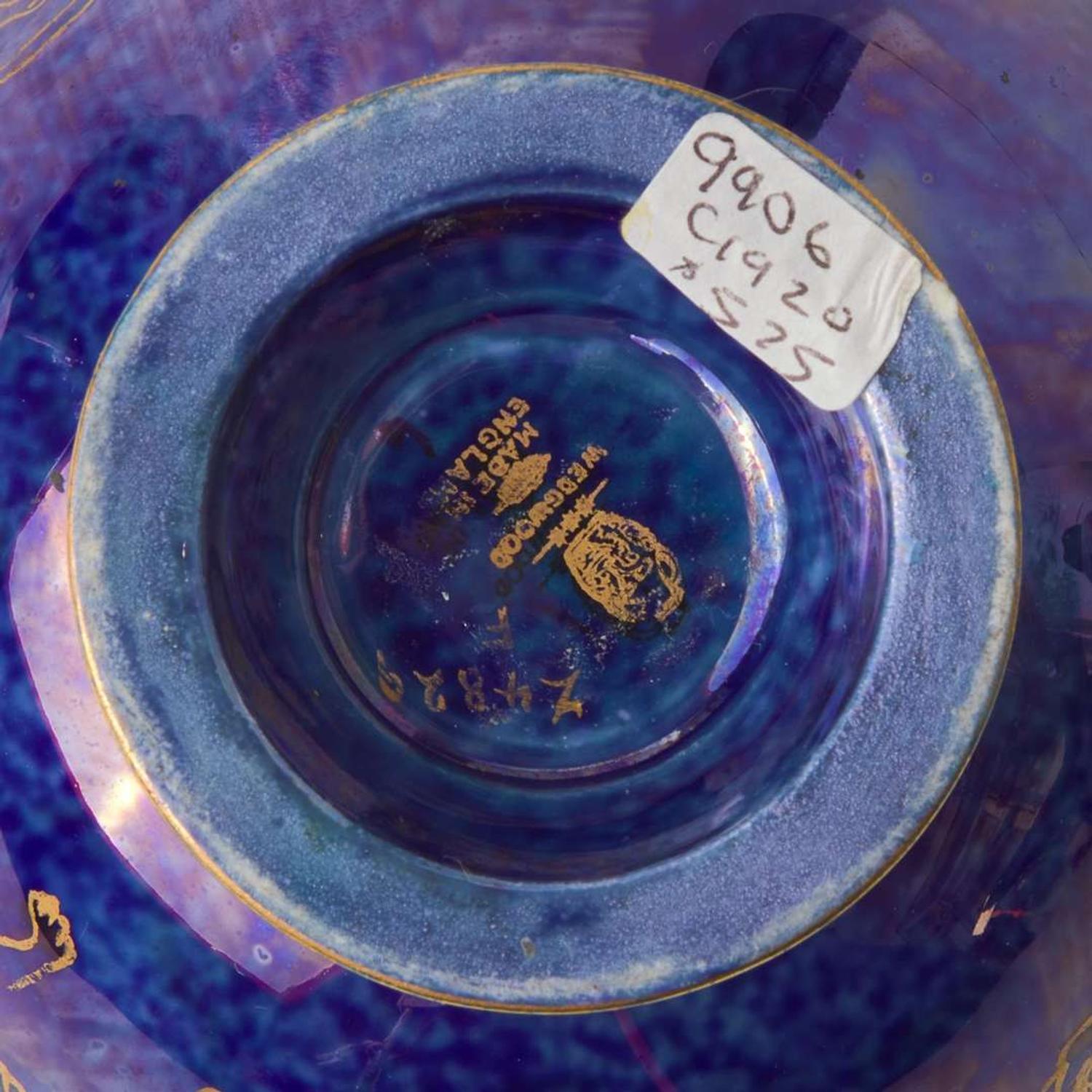 A Small Wedgwood Celestial Dragon Lustre Footed Bowl UK, 1920s