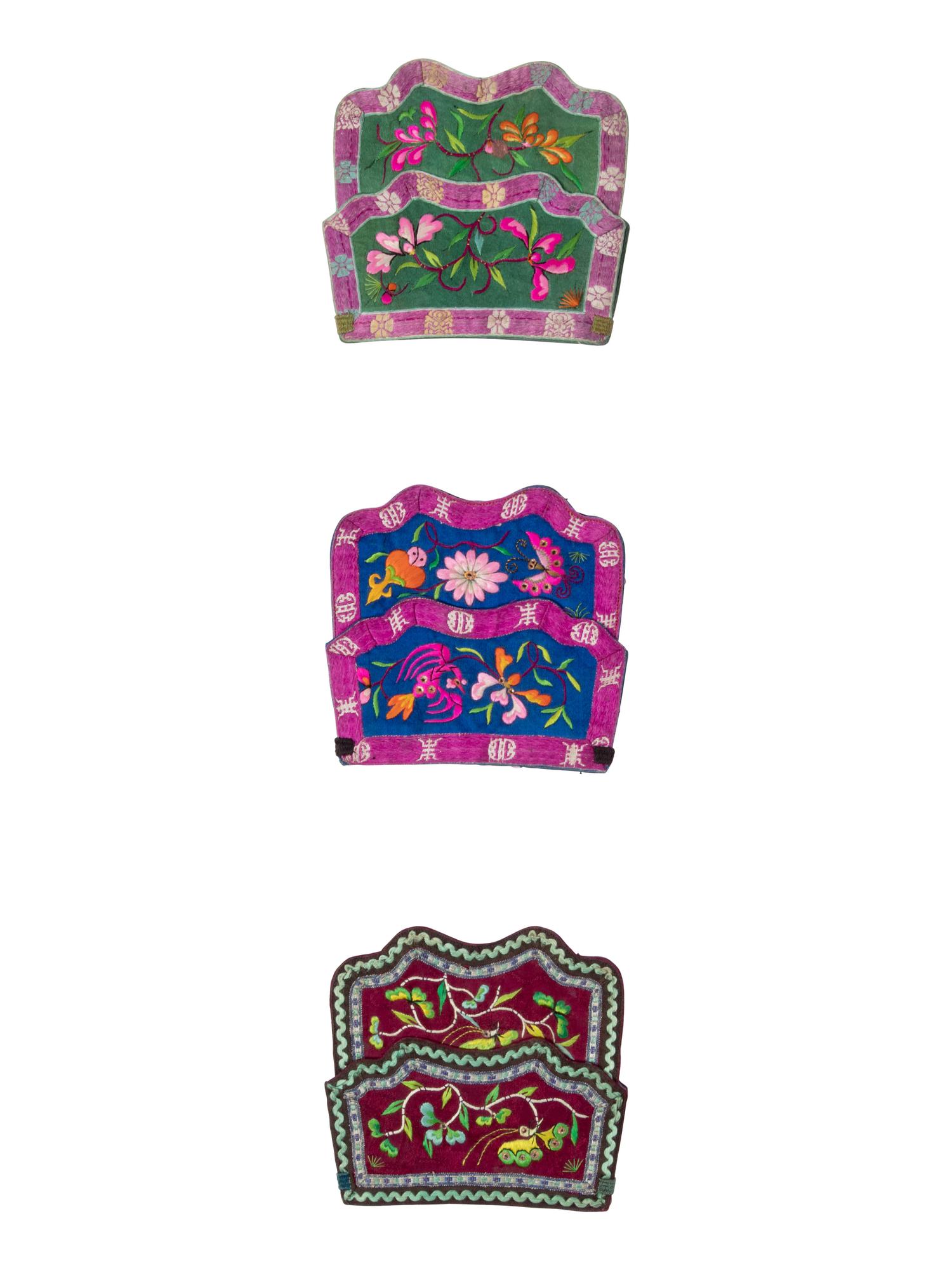 Seven Chinese Embroidered Silk Articles