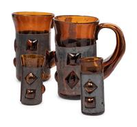 Set of Eight Mugs and Six Cups