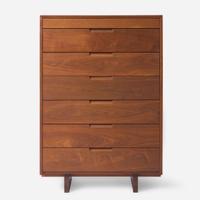 George Nakashima (American, 1905-1990) "Hi Boy" Tall Chest of Drawers, New Hope, Pennsylvania, 1961