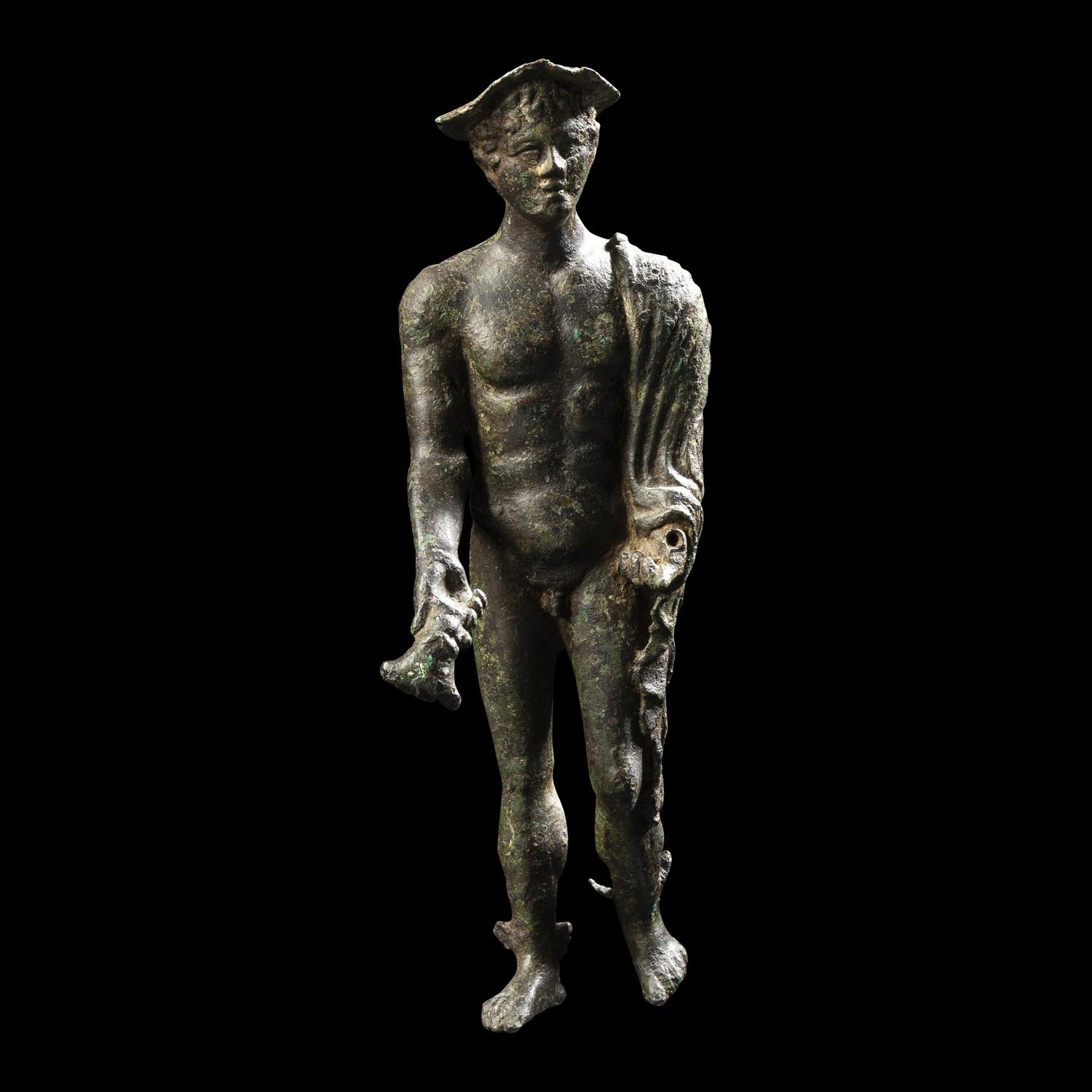 A Roman Bronze Mercury