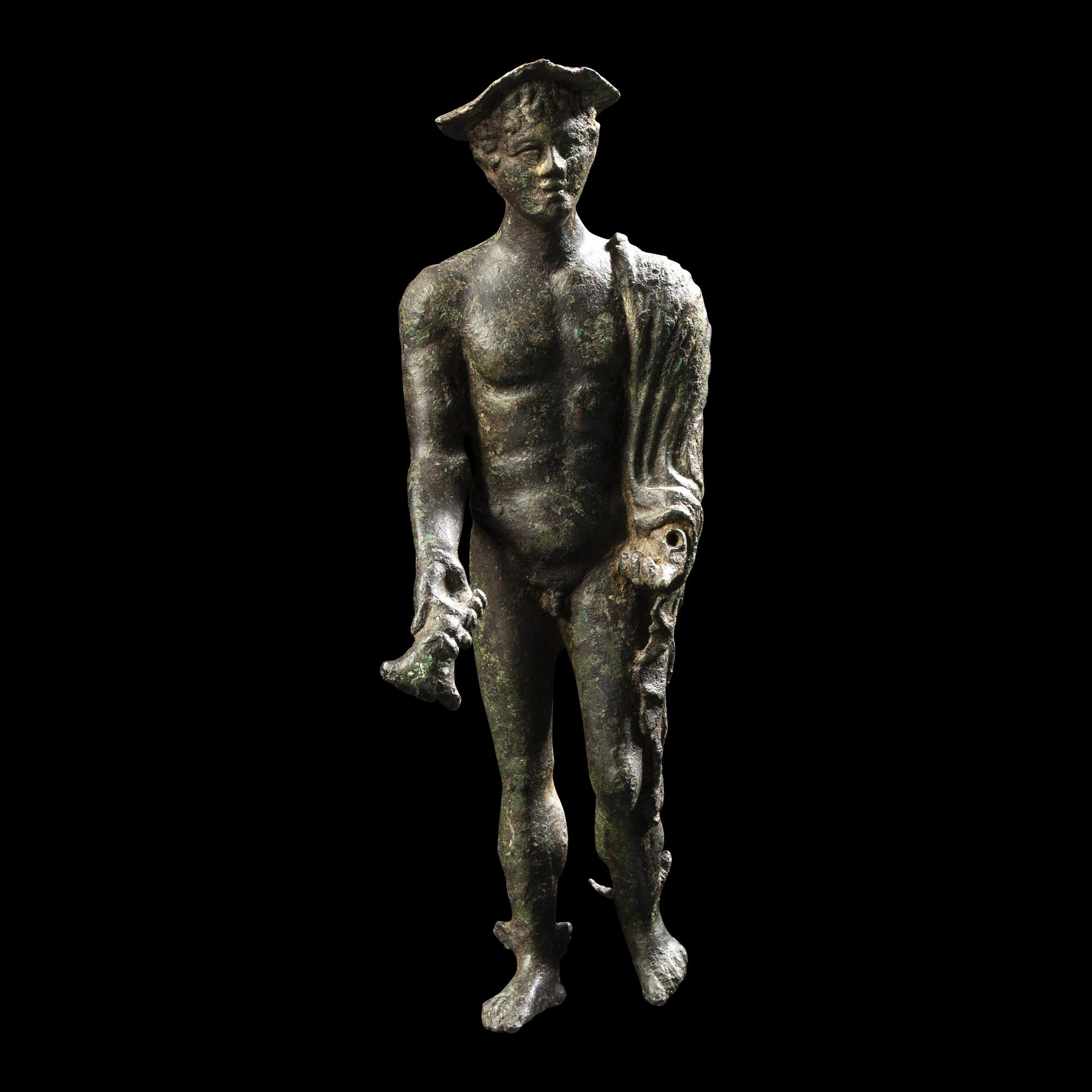 A Roman Bronze Mercury