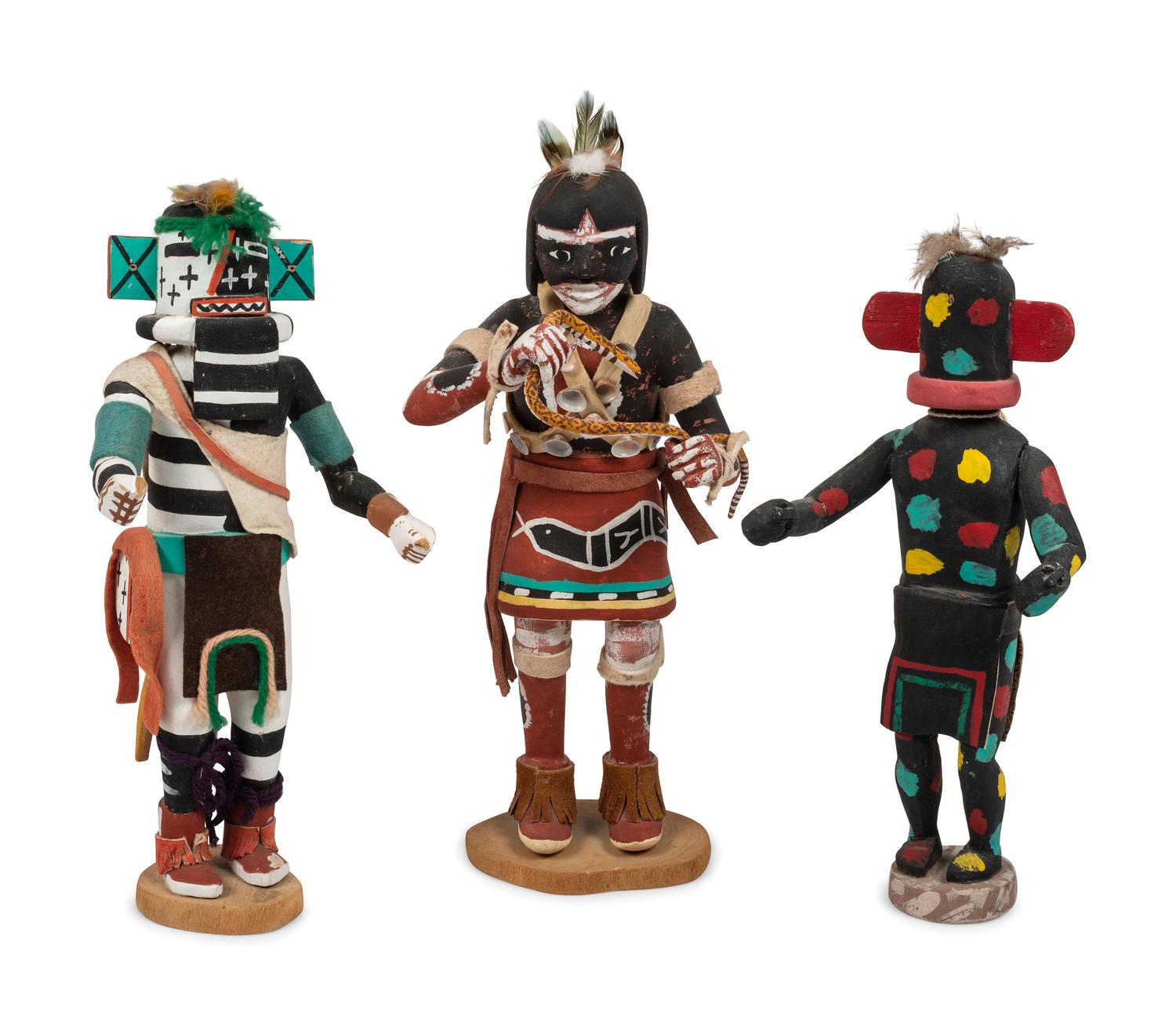Group of Hopi and Zuni Katsinas