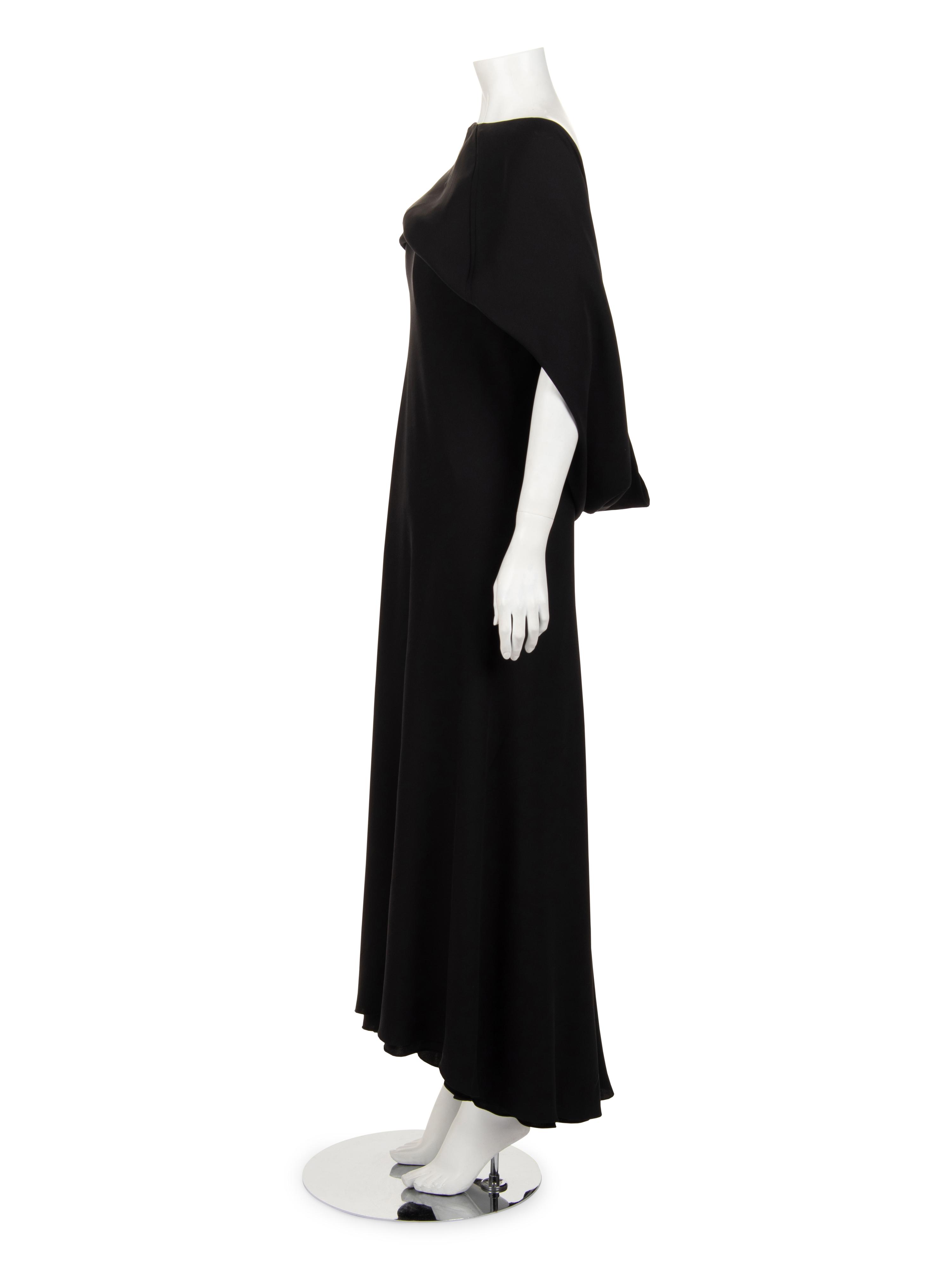 Ralph Rucci Silk Strapless Dress with Shrug