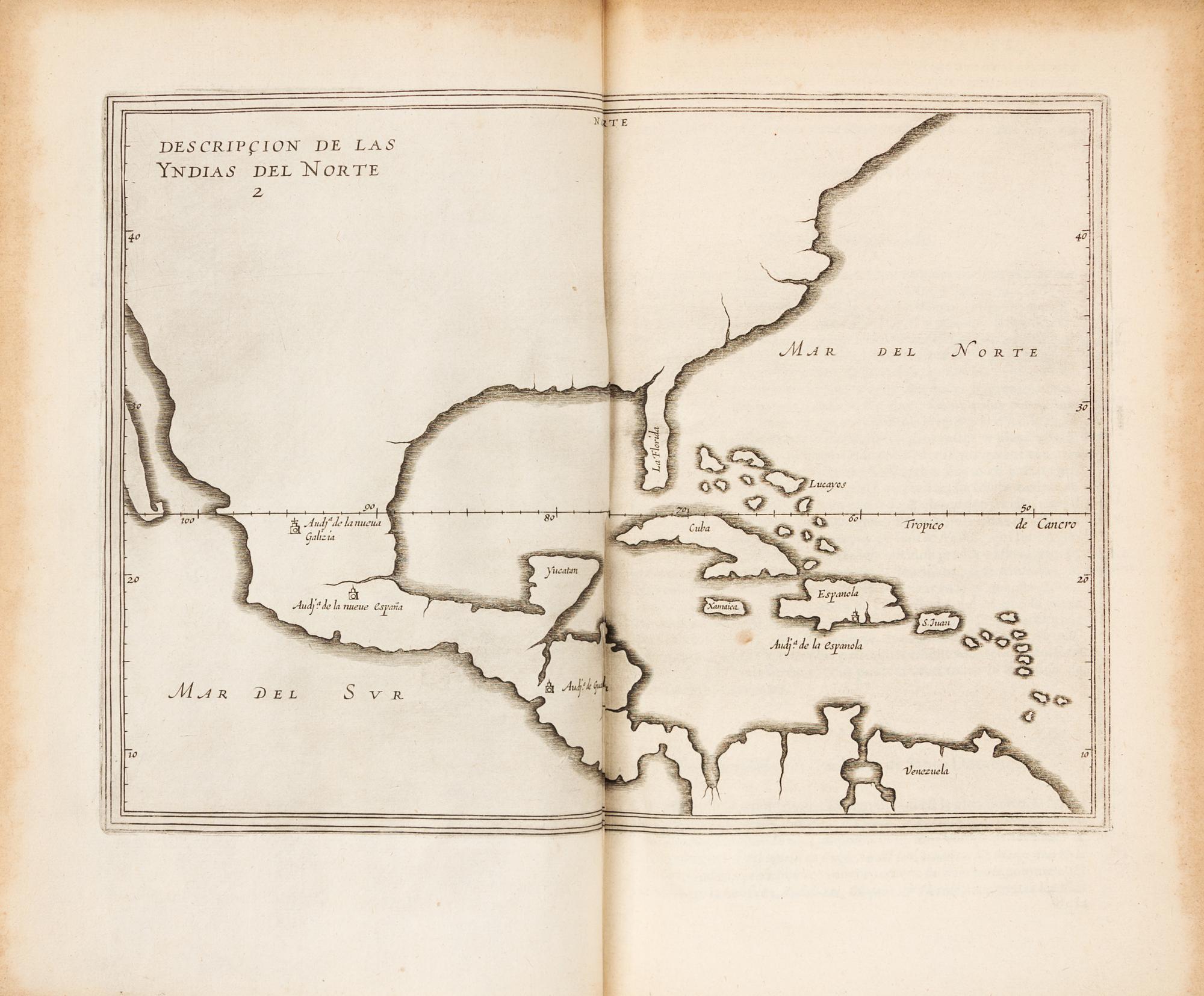 HERRERA Y TORDESILLAS, Antonio de (1559-1625). Description des Indes Occidentales... Amsterdam, 1622. FIRST EDITION IN FRENCH.