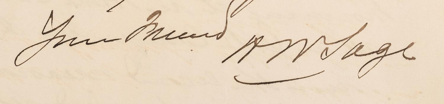 [AUTOGRAPHS]. Signatures of 19th-century American military and political figures.