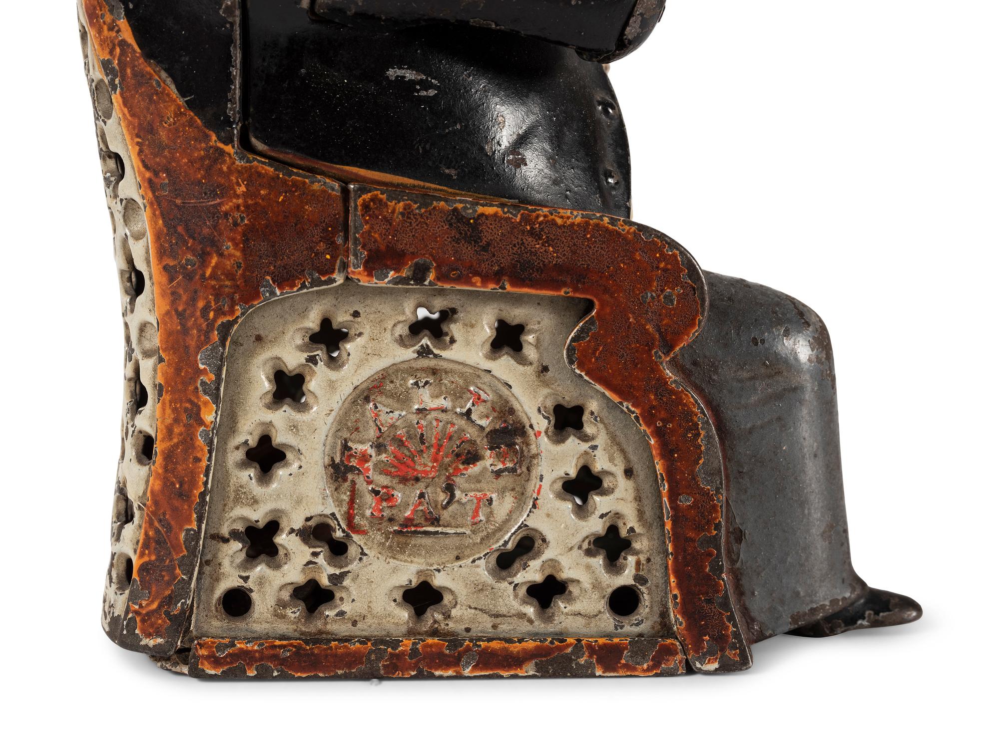 A J. & E. Stevens Tammany Hall Cast Iron Bank