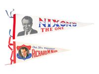 [NIXON, Richard M. (1913-1994)]. Programs, invitations, pennants, and limited edition handkerchief from Nixon's 1969 and 1973 inaugurations, comprising: