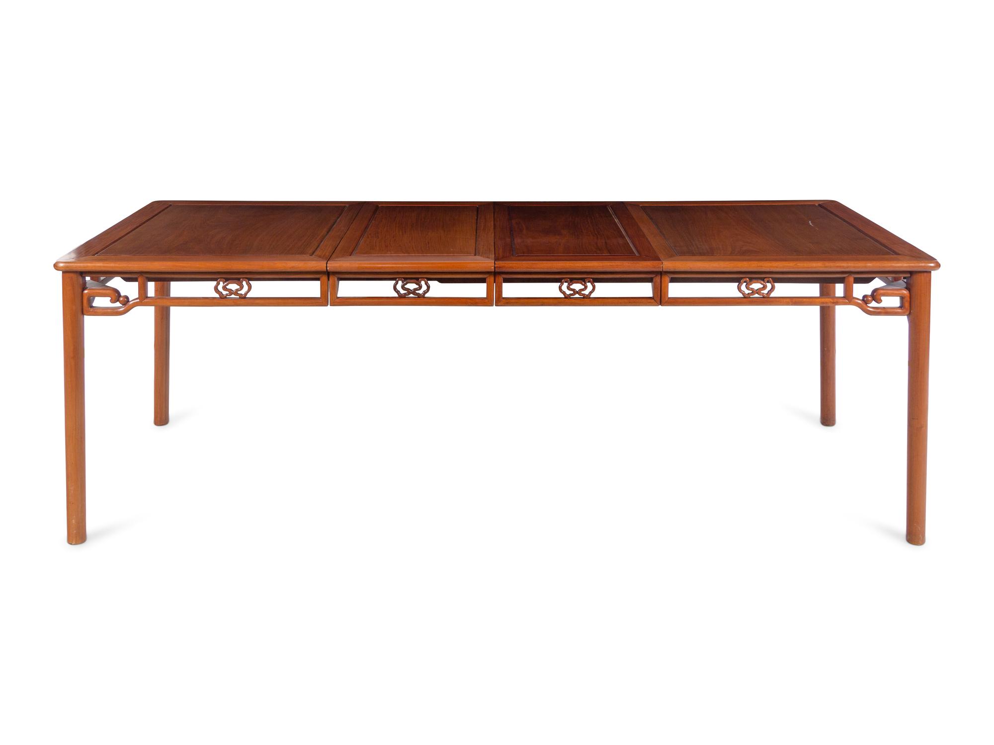 A Set of Chinese Huali Dining Table and Chairs