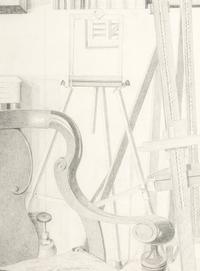 The Studio and The Chair in the Studio (A Pair of Works) , 1938